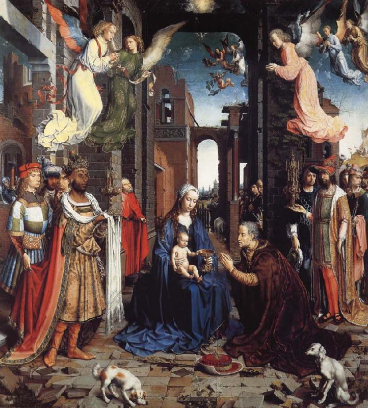 Jan Gossaert Mabuse THe Adoration of the Kings